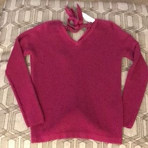Women’s Kokun cotton lace up sweater size S